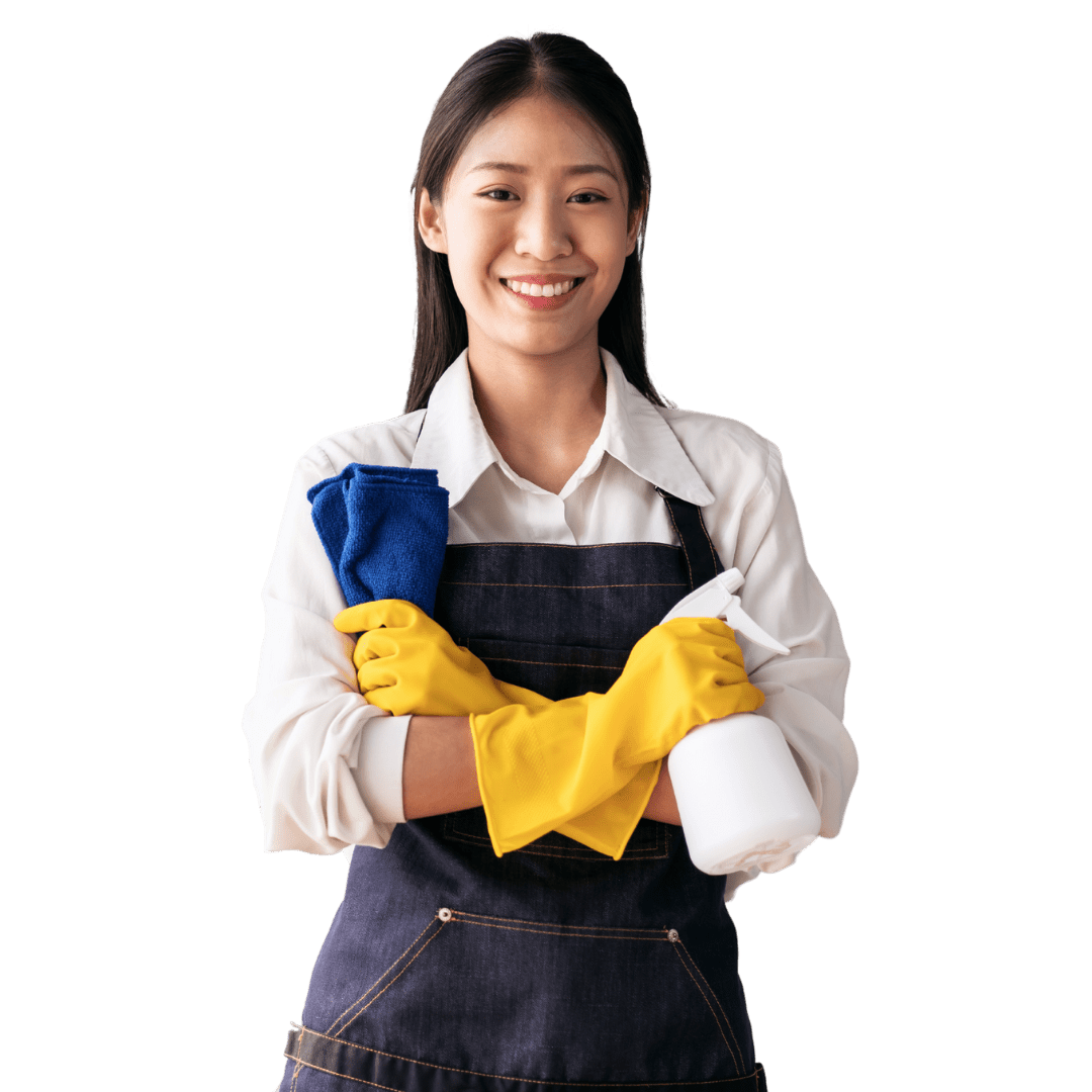 Freundliches Reinigungsteam steht bereit, um Kunden in Konstanz professionell zu unterstützen